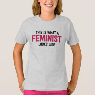 Detta är en vilken feminist ser lik tee shirt