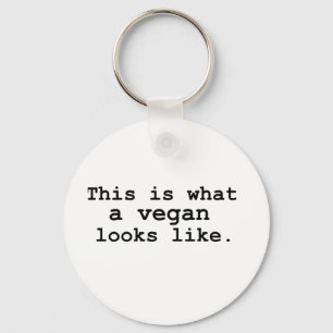 Detta är en vilken vegan ser som nyckelring