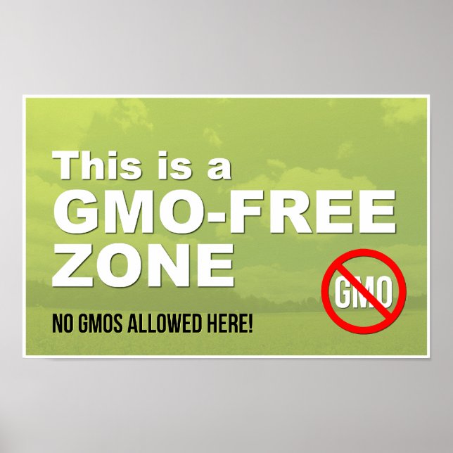 Detta är ett Zont skylt utan GMO (Framsidan)