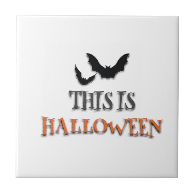 Detta är Halloween Kakelplatta (Framsidan)