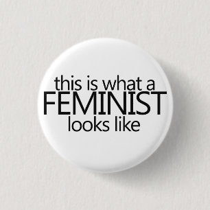 Detta är hur feminismen ser ut knapp