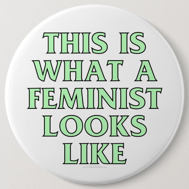 Detta är hur feminismen ser ut knapp (Framsida)