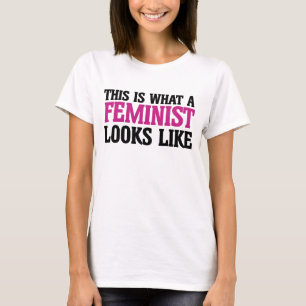 Detta är hur feminismen ser ut t-shirt