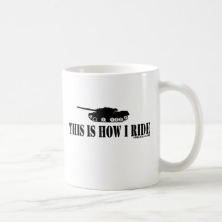 Detta är hur jag rider tankmuggen kaffemugg