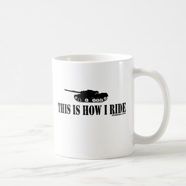 Detta är hur jag rider tankmuggen kaffemugg (Höger)