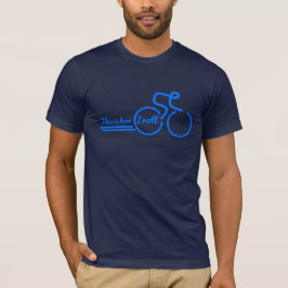 Detta är hur jag rullar cykla sloganblått cyklar t-shirt