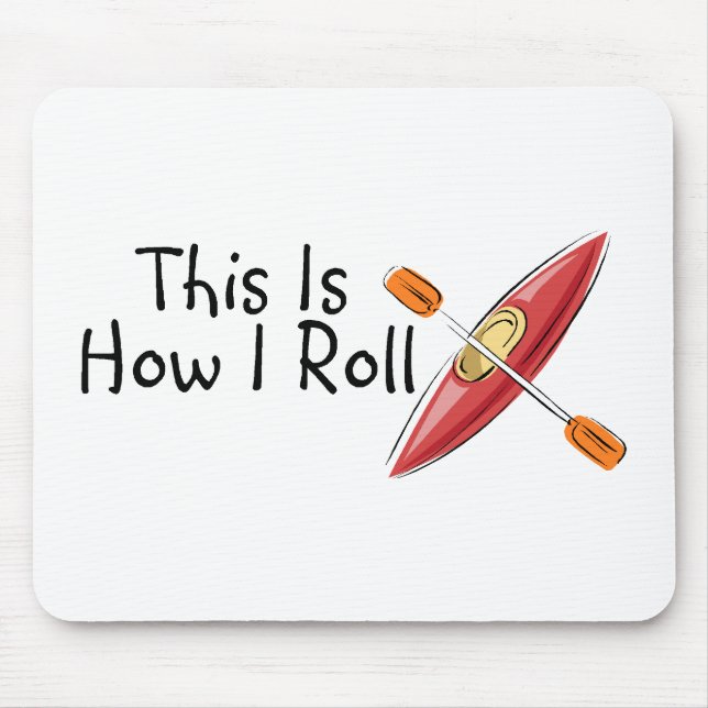 Detta är hur jag rullar kajaken musmatta (Framsidan)