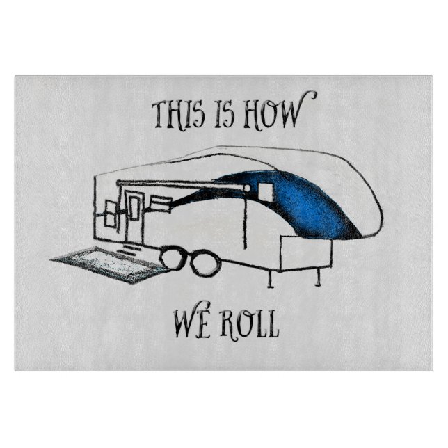 Detta är hur vi rullar (campa) skärbrädan (Framsidan)