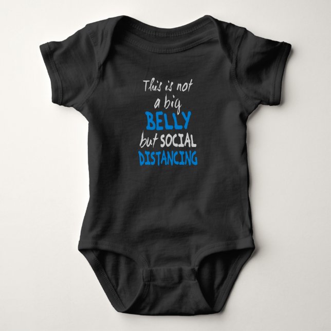 Detta är ingen stor bugg, utan social avstånd t shirt (Framsida)