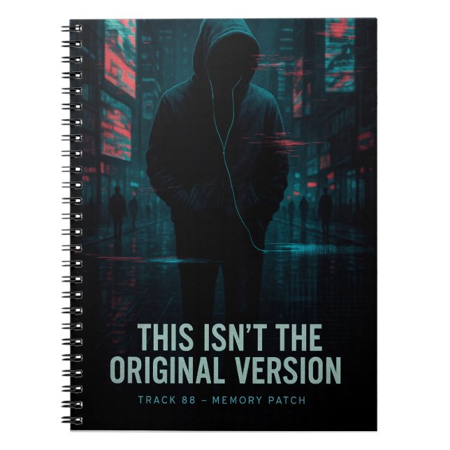 Detta är inte den ursprungliga versionen - Glitchc Anteckningsbok (Framsidan)