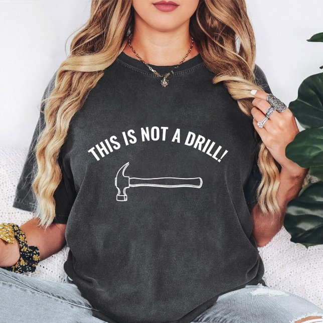Detta Är Inte En Borrhammare Grafisk T Shirt (Skapare uppladdad)
