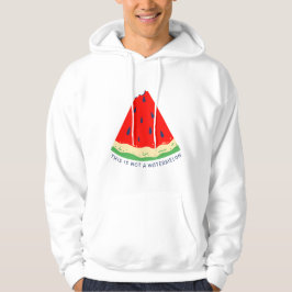 Detta är inte en vattenmelon hoodie