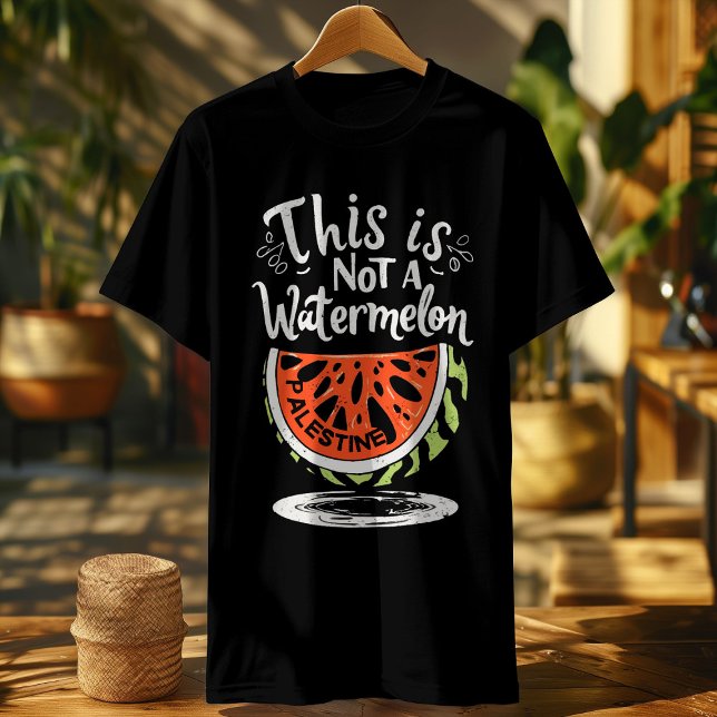Detta är inte en vattenmelon i Palestina T Shirt (Skapare uppladdad)
