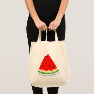 Detta är inte en vattenmelon tygkasse