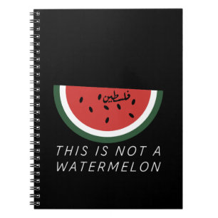 Detta är inte ett vattenmelon - Palestinas vattenm Anteckningsbok