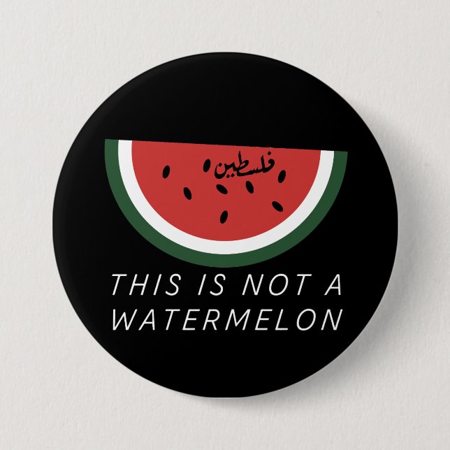 Detta är inte ett vattenmelon - Palestinas vattenm Knapp (Framsida)
