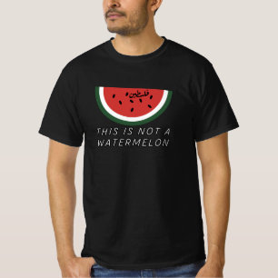 Detta är inte ett vattenmelon - Palestinas vattenm T Shirt