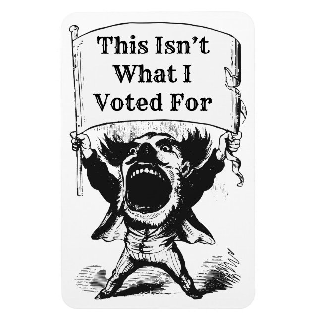 Detta är inte vad jag röstade för magnet (Vertikal)