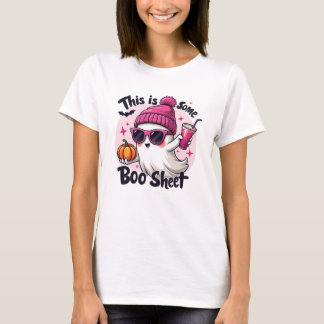 Detta Är Lite Boo-ark Kvinnor Söt Spöke Halloween T Shirt