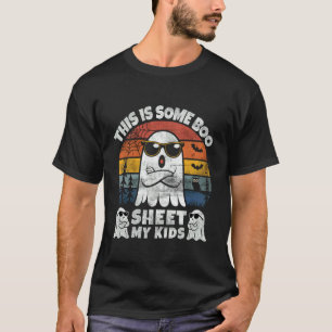 Detta är lite Boo-ark Mitt barn spöke Roligt Hallo T Shirt
