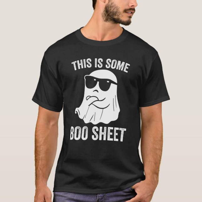 Detta är lite Boo-ark rolig spök Halloween-present T Shirt (Framsida)