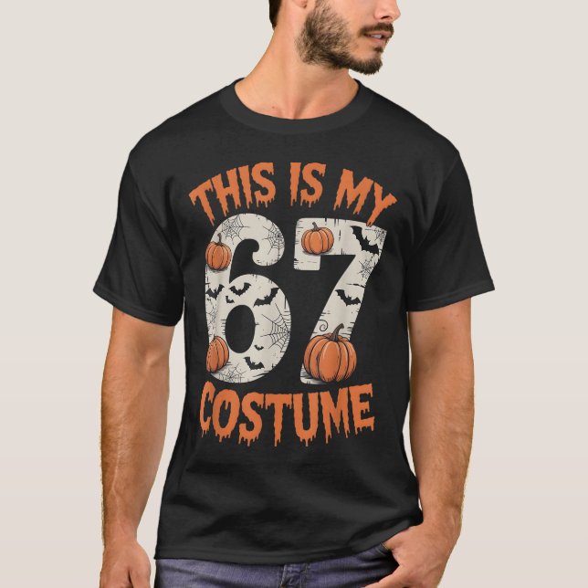 Detta är min 67 Halloweenkostym  T Shirt (Framsida)