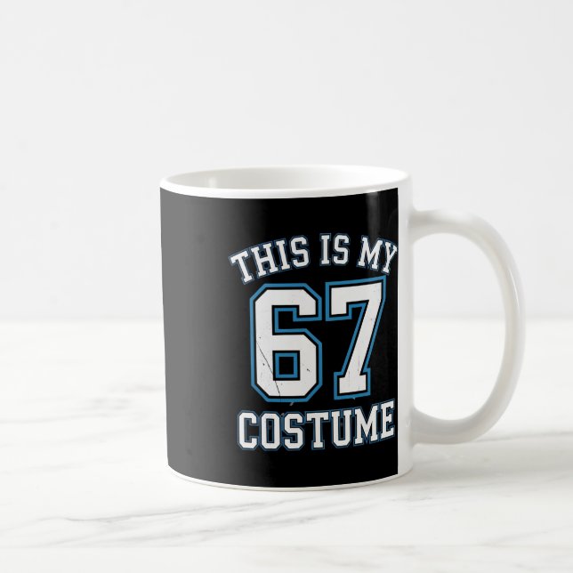 Detta Är Min 67 Kostym Lata Brainrot Meme Pojkar B Kaffemugg (Höger)