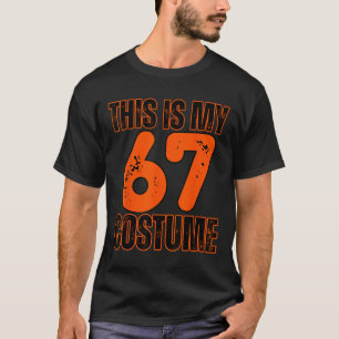 Detta är min 67-kostym Roligt Memo Pojkar Barn 67  T Shirt