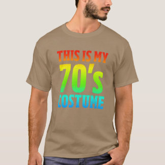 Detta är min 70-talskostym familj t shirt