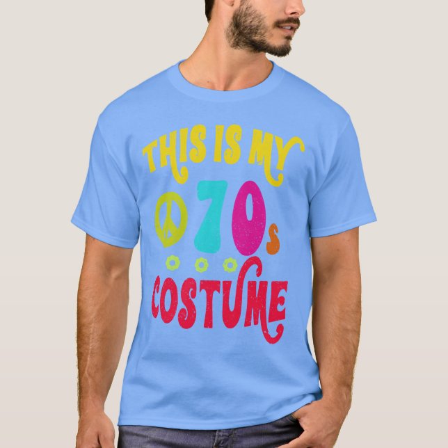 Detta är min 70-talskostym, rolig t shirt (Framsida)
