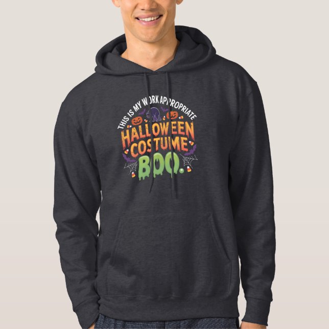 Detta är min arbetsplatshalloween kostym Boo Hoodie (Framsida)