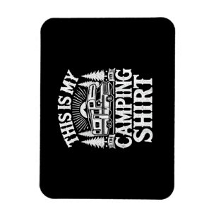 Detta Är Min Camping Roliga Camper Magnet