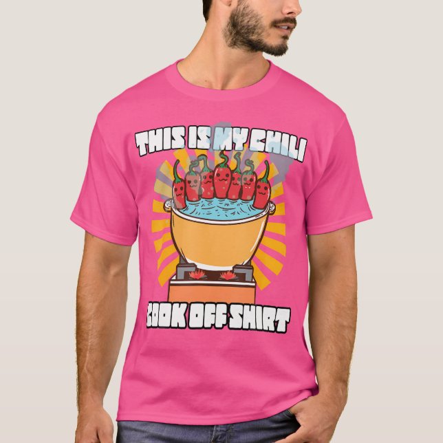 Detta Är Min Chili Kok Off Chillipeppar Het Och Sp T Shirt (Framsida)