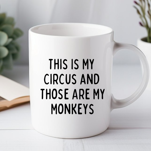 Detta Är Min Cirkus Rolig Kontorsmugg Mugg (Skapare uppladdad)