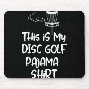 Detta Är Min Disc Golf Pyjamas-shirt, Rolig Disc G Musmatta