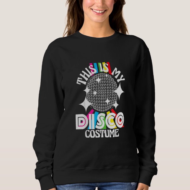Detta är min Disco-kostym 1970-tal Funky Party 70- T Shirt (Framsida)