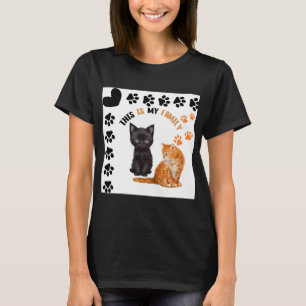 Detta Är Min Familjs Katter T Shirt