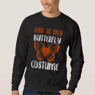 Detta är min fjärils Halloween-kostymparty-match Lång Ärmad Tröja