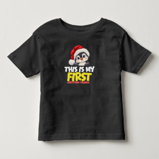 Detta Är Min Första Jul Pyjamas Barn T Shirt