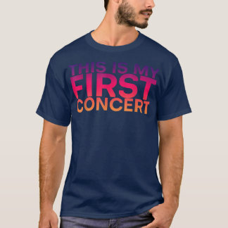 Detta är min första konsert — t shirt