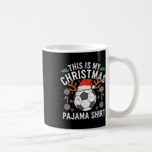 Detta Är Min Fotboll Jul Pyjamas Tröja Sport Mig Kaffemugg