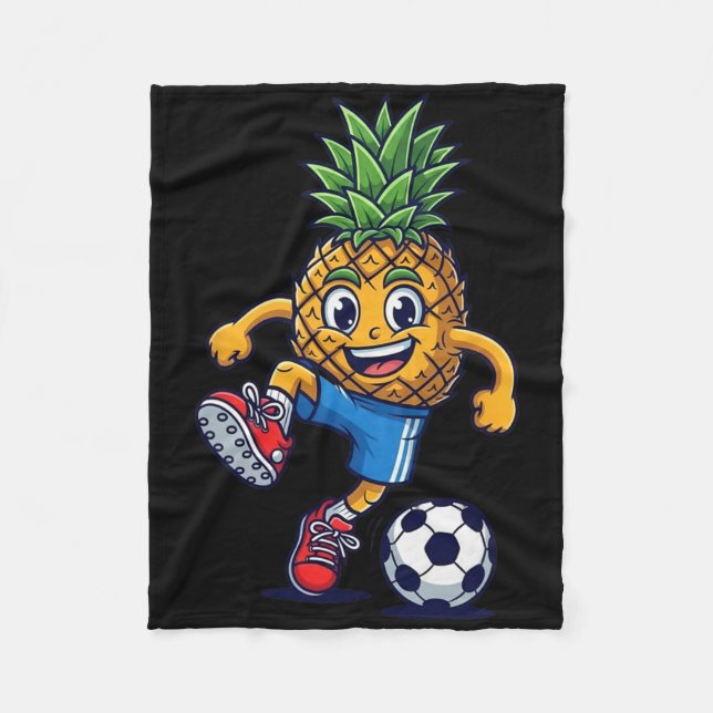 Detta Är Min Fotbollspyjamas För Spelare Tonåringa Fleecefilt (Framsidan)