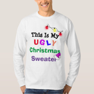 Detta är min Fula jultröja Rolig t-shirt