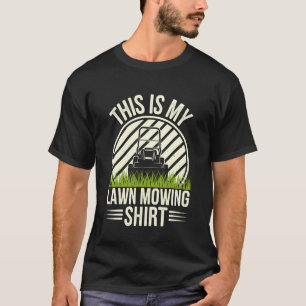 Detta Är Min Gräsklippartröja Gräsklippare Gräsvår T Shirt