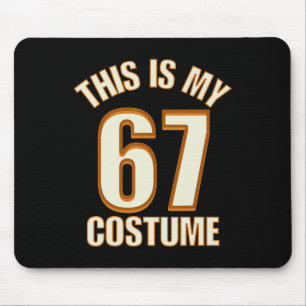 Detta är min Halloween 67-kostym Lazy Brainrot Mem Musmatta
