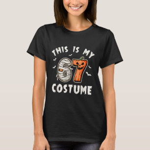 Detta är min Halloween 67-kostym nummer 6 7 Meme T Shirt