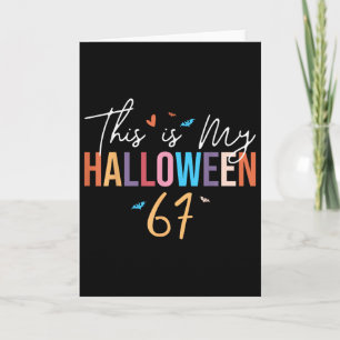 Detta Är Min Halloween 67 Roliga Sex Sju Meme Gen Kort