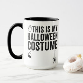 Detta Är Min Halloween-kostym Ghost Spider-design Mugg