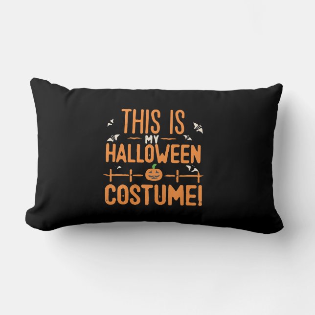 Detta är min Halloween-kostym  Lumbarkudde (Framsida)