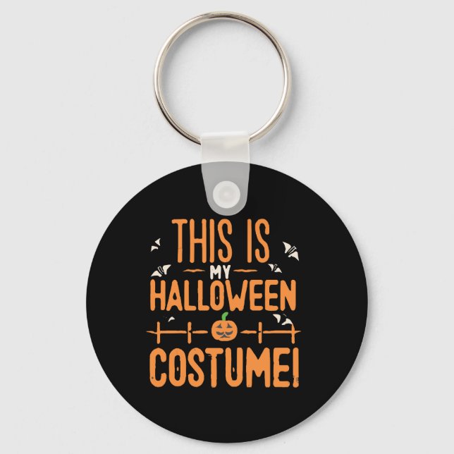 Detta är min Halloween-kostym  Nyckelring (Framsida)